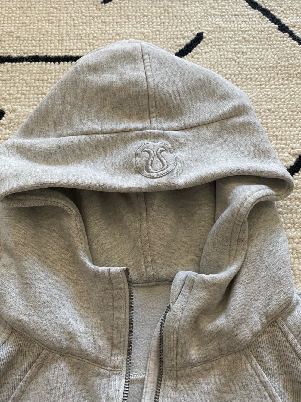 lululemon athletica Light Gray Half-Zip Hoodie - Picture 5 of 6